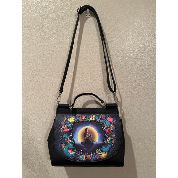 Loungefly Disney The Little NWOT Mermaid Under the Sea Crossbody Bag - BoxLunch - Picture 4 of 7